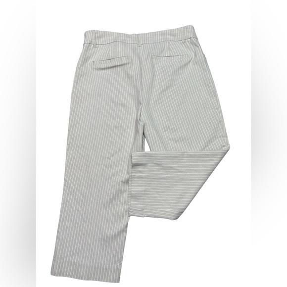 NWOT, Reitmans, The Iconic Beige & White Striped Capri Pants, 18 Regular - Picture 7 of 9